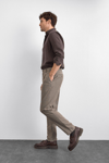 Back & Bond Slim Fit Normal Bel Daralan Paça Erkek Pantolon B35W33001 112 AÇIK KAHVE