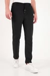 Bağlama Detaylı Regular Fit Düz Paça Jogger Erkek Pantolon 6843701 SİYAH