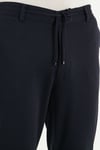 Bağlama Detaylı Regular Fit Düz Paça Jogger Erkek Pantolon 6843701 LACİVERT