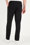 Bağlama Detaylı Regular Fit Düz Paça Jogger Erkek Pantolon 6843701 SİYAH