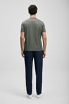 Baskılı % 100 Pamuk Bisiklet Yaka Erkek T Shirt 111020313 KOYU YEŞİL