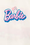 Baskılı % 100 Pamuk Loose Fit Bisiklet Yaka Kız Çocuk T Shirt 7610453-70057 BEYAZ