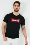 Baskılı Bisiklet Yaka % 100 Pamuk Erkek T Shirt 17783-0311 SİYAH