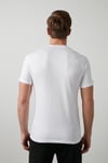 Baskılı Bisiklet Yaka % 100 Pamuk Erkek T Shirt 5721006 BEYAZ