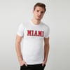 Baskılı Bisiklet Yaka % 100 Pamuk Erkek T Shirt 5721006 BEYAZ