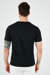 Baskılı Bisiklet Yaka % 100 Pamuk Erkek T Shirt 17783-0311 SİYAH