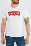Baskılı Bisiklet Yaka % 100 Pamuk Erkek T Shirt 17783-0314 BEYAZ