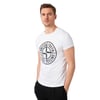 Baskılı Bisiklet Yaka Pamuklu Slim Fit Erkek T Shirt 541PUSULA BEYAZ