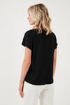 Baskılı Bisiklet Yaka Regular Fit Kadın T Shirt 6671000 SİYAH
