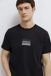 Baskılı Pamuklu Regular Fit Bisiklet Yaka Erkek T Shirt 0613364-71379 SİYAH