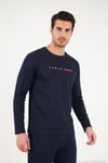 Baskılı Pamuklu Uzun Kollu Erkek Pijama Takımı 6575006 LACİVERT