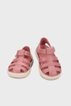 Bay Cırtlı Kafes Tasarımlı Unisex Çocuk Sandalet S10340 PEMBE