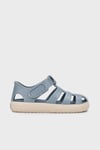 Bay Cırtlı Kafes Tasarımlı Unisex Çocuk Sandalet S10340 KOYU YEŞİL
