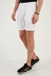 Belden Bağlamalı Cepli Slim Fit Erkek Short CF24S657850 BEYAZ