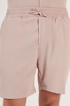 Belden Bağlamalı Cepli Slim Fit Erkek Short CF24S657850 BEJ