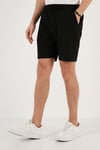Belden Bağlamalı Cepli Slim Fit Erkek Short CF24S657850 SİYAH