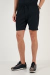 Belden Bağlamalı Cepli Slim Fit Erkek Short CF24S657850 LACİVERT