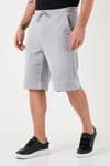 Belden Bağlamalı Pamuklu Cepli Regular Fit Erkek Short 5908041 AÇIK GRİ