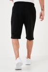 Belden Bağlamalı Pamuklu Cepli Regular Fit Erkek Short 5908047 SİYAH