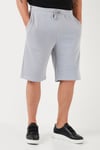 Belden Bağlamalı Pamuklu Cepli Regular Fit Erkek Short 5908041 AÇIK GRİ