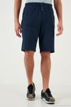 Belden Bağlamalı Pamuklu Cepli Regular Fit Erkek Short 5908047 İNDİGO