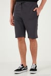 Belden Bağlamalı Pamuklu Cepli Regular Fit Erkek Short 5908047 ANTRASİT