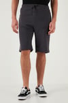 Belden Bağlamalı Pamuklu Cepli Regular Fit Erkek Short 5908047 ANTRASİT