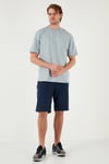 Belden Bağlamalı Pamuklu Cepli Regular Fit Erkek Short 5908047 İNDİGO