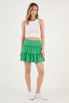 Beli Lastikli Mini Kadın Şort Etek 5865038 BENETTON