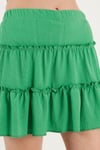 Beli Lastikli Mini Kadın Şort Etek 5865038 BENETTON