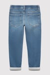 Ben Pamuklu Slim Straight Fit Normal Bel Düz Paça Jeans Erkek Çocuk Kot Pantolon 6011656-A2944 MAVİ