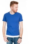 Bisiklet Yaka % 100 Pamuk Erkek T Shirt ABY38102LNS SAKS