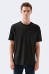 Bisiklet Yaka Cepli % 100 Pamuk Erkek T Shirt 066248-900 SİYAH