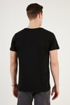 Bisiklet Yaka Pamuklu Slim Fit Erkek T Shirt 541REWORK SİYAH