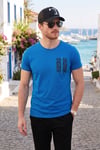 Bisiklet Yaka Pamuklu Slim Fit Erkek T Shirt 541QUINT PARLIAMENT