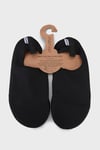 Black Aqua Desenli Kaydırmaz Tabanlı Havuz ve Unisex Deniz Ayakkabısı SA2651000001 SİYAH