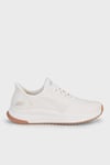 Bobs Squad 4 Key Look Deri Logolu Kalın Taban Sneaker Kadın Ayakkabı 117740 WHT BEYAZ