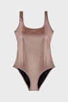 Bronze Uv Korumalı Parlak Kadın Mayo SM2644000013 BRONZ
