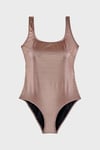 Bronze Uv Korumalı Parlak Kadın Mayo SM2644000013 BRONZ