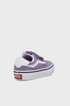 Brooklyn LS V Logolu Cırt Cırtlı Sneaker Unisex Çocuk Ayakkabı VN000EKG1P11 MOR