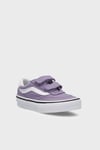 Brooklyn LS V Logolu Cırt Cırtlı Sneaker Unisex Çocuk Ayakkabı VN000EKG1P11 MOR