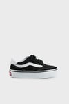 Brooklyn LS V Süet Logolu Casual Unisex Çocuk Ayakkabı VN000DBRBA21 SİYAH-BEYAZ