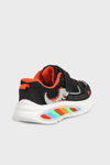 Buckhead Işıklı Renk Bloklu Bağcık ve Cırtlı Sneaker Erkek Çocuk Ayakkabı BUCK3043 SİYAH-ORANGE