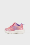 Buckhead Nina Işıklı Renk Bloklu Bağcık ve Cırtlı Sneaker Kız Çocuk Ayakkabı BUCK3042 PEMBE