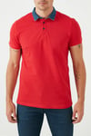 Buratti % 100 Pamuk Düğmeli Regular Fit Erkek Polo Yaka T Shirt 5902134 KIRMIZI