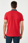 Buratti % 100 Pamuk Düğmeli Regular Fit Erkek Polo Yaka T Shirt 5902134 KIRMIZI