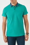 Buratti % 100 Pamuk Düğmeli Regular Fit Erkek Polo Yaka T Shirt 5902134 YEŞİL