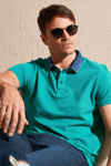 Buratti % 100 Pamuk Düğmeli Regular Fit Erkek Polo Yaka T Shirt 5902134 YEŞİL