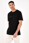 Buratti % 100 Pamuk Regular Fit Bisiklet Yaka Erkek T Shirt 5902622 SİYAH