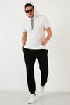 Buratti % 100 Pamuklu Kapüşonlu Slim Fit Erkek T Shirt 5412021 EKRU